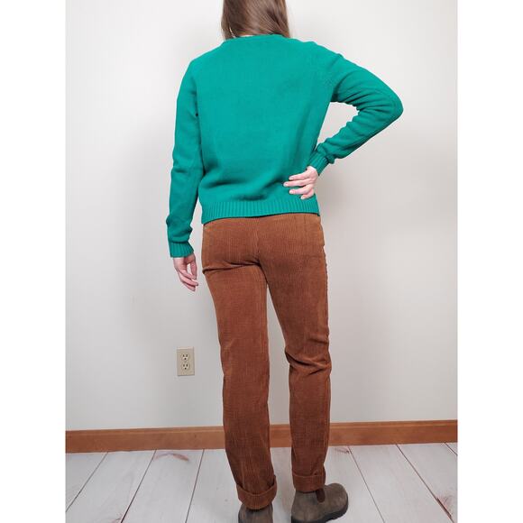 Lands End Drifter Sweater Green M/P 10-12 - Picture 2 of 7